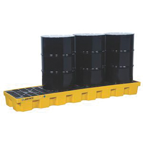 EcoPolyBlend Spill Control Pallets - Without Drain, 75 US gal. Spill Capacity, 97" x 25" x 9" Toolneeds Inc.