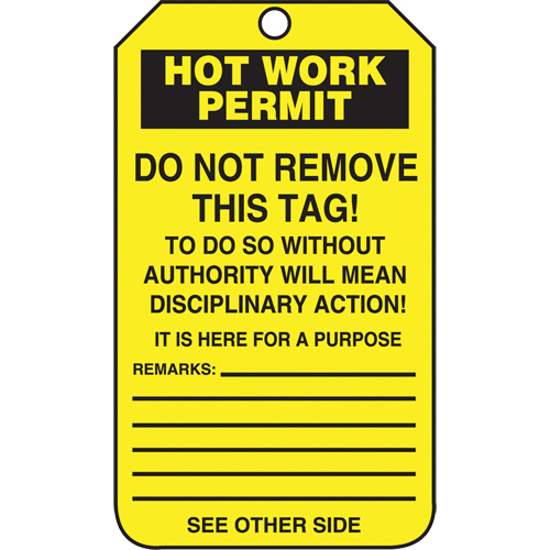 &eacute;tiquettes de s&eacute;curit&eacute; d'inspection et de contr&ocirc;le de l'&eacute;tat de l'&eacute;quipement, Papier cartonn&eacute;, 3-1/8" la x 5-7/8" h, Anglais Toolneeds Inc.