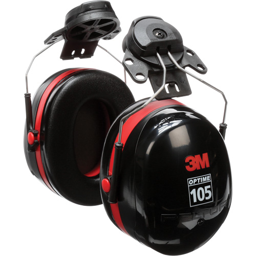 Peltor Optime 105 Series Earmuffs, Cap Mount, 27 NRR dB Toolneeds Inc.