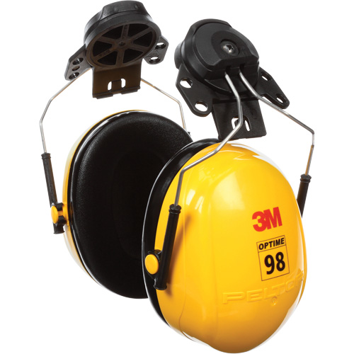 Peltor Optime 98 Series Earmuffs, Cap Mount, 23 NRR dB Toolneeds Inc.