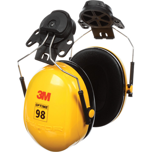 Peltor Optime 98 Series Earmuffs, Cap Mount, 23 NRR dB Toolneeds Inc.