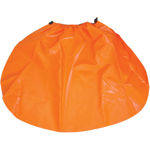 Hard Hat Rain Shield, One Size, Orange, Nylon/PVC Toolneeds Inc.