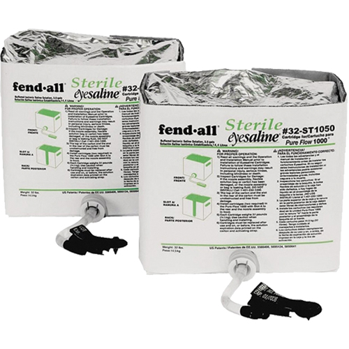 Cartouches de liquide pour poste de douche oculaire Fendall Pure Flow 1000, 1120 oz Toolneeds Inc.