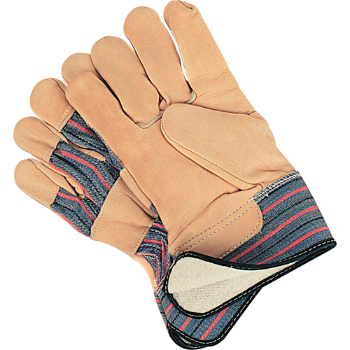 Abrasion-Resistant Winter-Lined Fitters Gloves, Large, Grain Cowhide Palm, Cotton Fleece Inner Lining Toolneeds Inc.