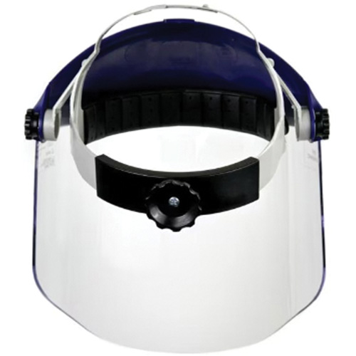Ratchet Headgear with Faceshield, Polycarbonate, Ratchet Suspension Toolneeds Inc.
