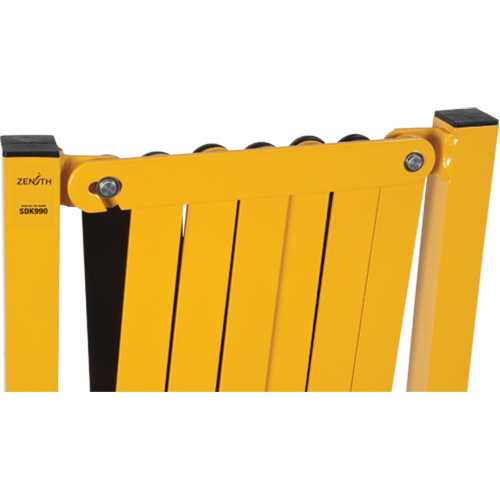 Expandable Barrier, 37" H x 11' L, Black/Yellow Toolneeds Inc.