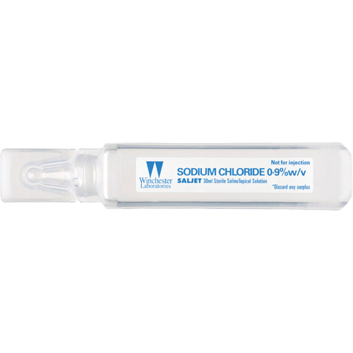 Solution saline Saljet, dose unique, 1,01 oz Toolneeds Inc.