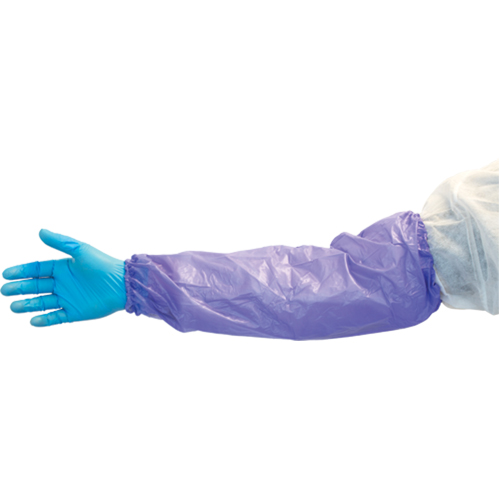 Manches l&eacute;g&egrave;res, Longueur de 18", Vinyle, Bleu Toolneeds Inc.