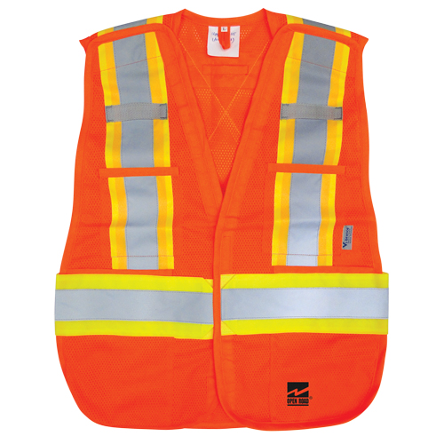 Open Road&reg; Tear Away Vest , High Visibility Orange, Polyester Toolneeds Inc.