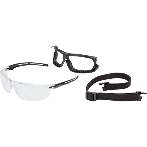 Lunettes de s&eacute;curit&eacute; &eacute;tanches Uvex Tirade, Lentille Transparent, Antibu&eacute;e, ANSI Z87+/R&eacute;pond ou surpasse la norme CSA Z94.3 Toolneeds Inc.