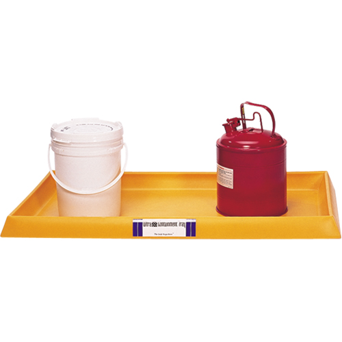 Plateaux Ultra-Containment Tray, 54" lo x 29,8" la x 3,5" h, Cap. de d&eacute;versement 16,5 gal. US Toolneeds Inc.