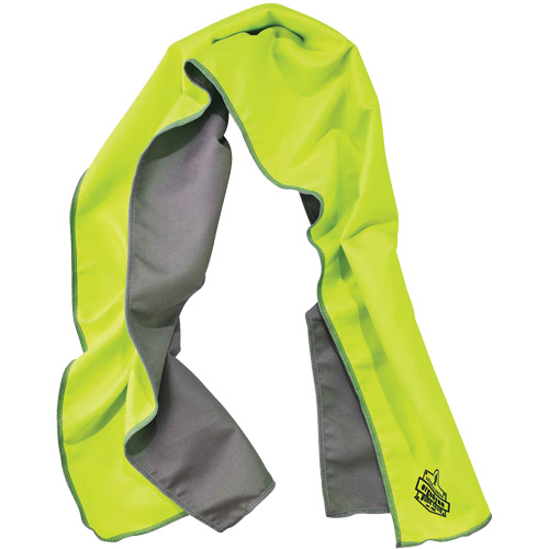 Serviette de refroidissement en microfibre Chill-Its 6602MF, Lime haute visibilit&eacute; Toolneeds Inc.