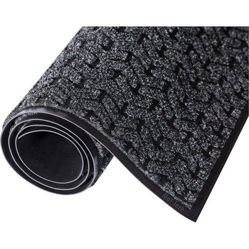 Tire-Track Entrance Mat, Wiper/Scraper, 4' x 6' x 3/8", Charcoal Toolneeds Inc.