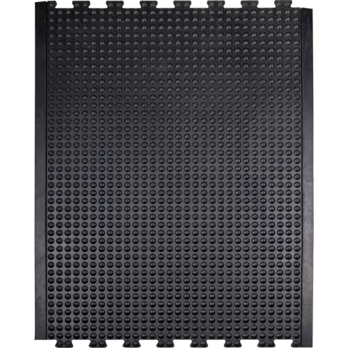 Anti-Fatigue Dome Matting, Bubbled, 3' x 4' x 1/2", Black, Rubber Toolneeds Inc.
