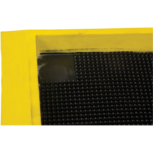 Foot Sanitizing Matting, Rubber, 2-2/3' W x 3-1/4' L x 2-1/2" Thick, Yellow Toolneeds Inc.