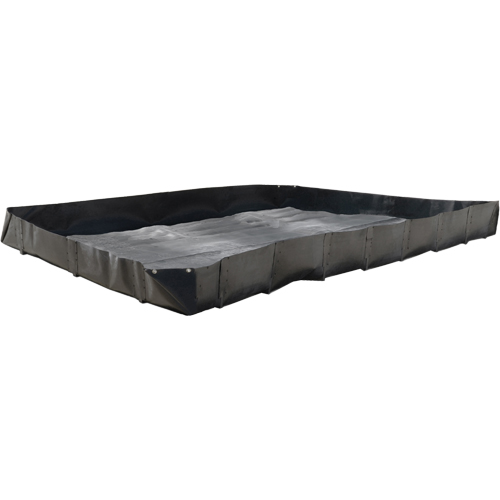 Economy Berms, 119 gal. Capacity, 4' W x 4' L x 12" H, L-Bracket Toolneeds Inc.