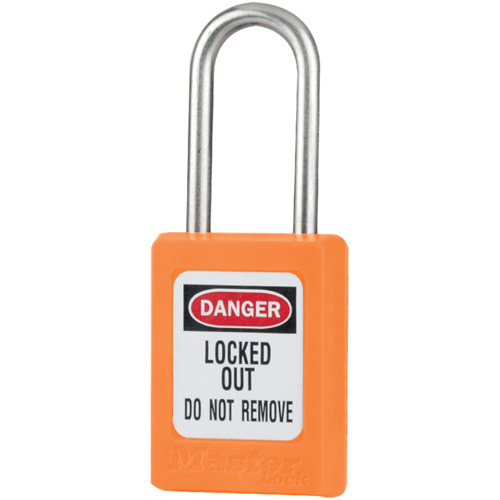 Cadenas de s&eacute;curit&eacute; S31 Zenex, Orange, Cl&eacute;s identiques, Thermoplastique, Largeur de 1-3/8" Toolneeds Inc.