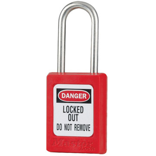 Cadenas de s&eacute;curit&eacute; S31 Zenex, Rouge, Cl&eacute;s identiques, Thermoplastique, Largeur de 1-3/8" Toolneeds Inc.