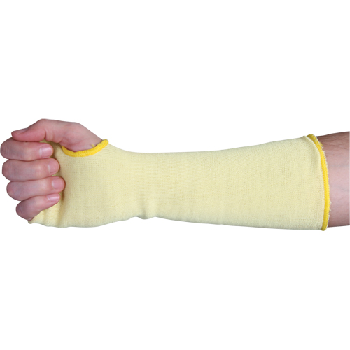Cut-Resistant Sleeves, Kevlar&reg;, 14", ANSI/ISEA 105 Level 3, Yellow Toolneeds Inc.