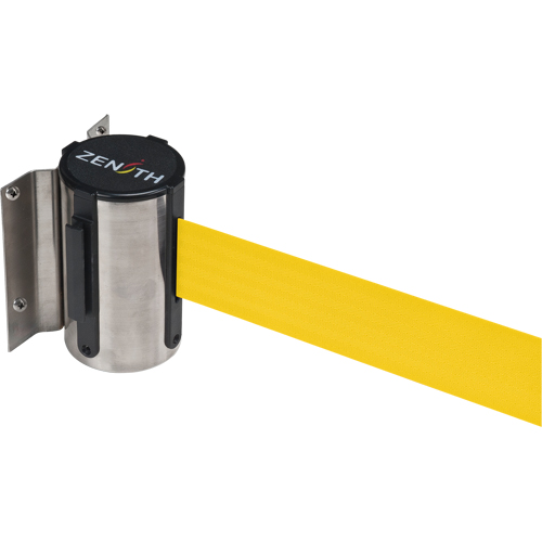 Barri&egrave;re &agrave; fixation murale, Acier, Fixation par vis, 7', Ruban Jaune Toolneeds Inc.