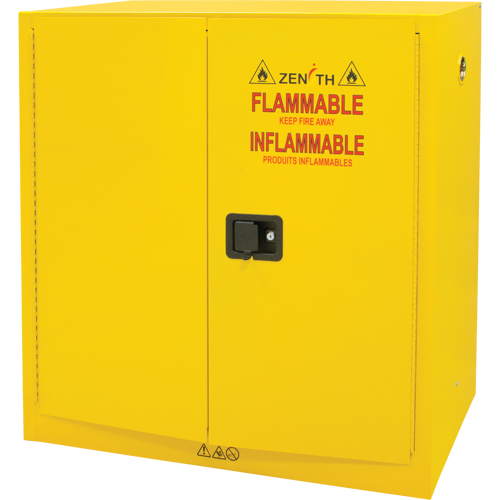 Flammable Storage Cabinet, 30 gal., 2 Door, 43" W x 44" H x 18" D Toolneeds Inc.