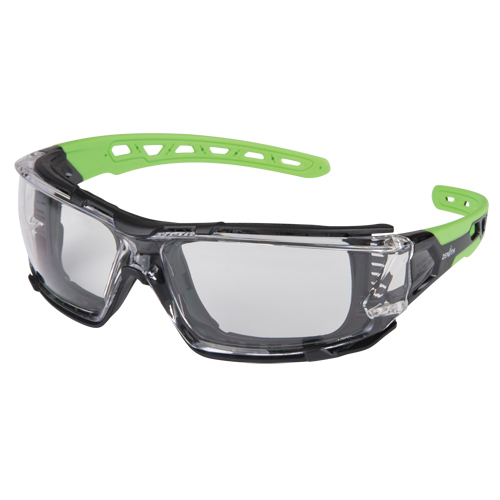 Z2500 Series Safety Glasses with Foam Gasket, Clear Lens, Anti-Fog, ANSI Z87+/Meets/Exceeds CSA Z94.3 Toolneeds Inc.