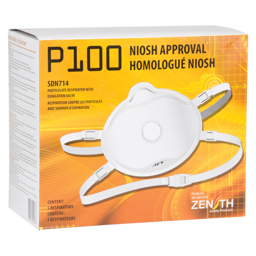 Respirateur contre les particules, P100, Certifi&eacute; NIOSH, Moyen/grand Toolneeds Inc.