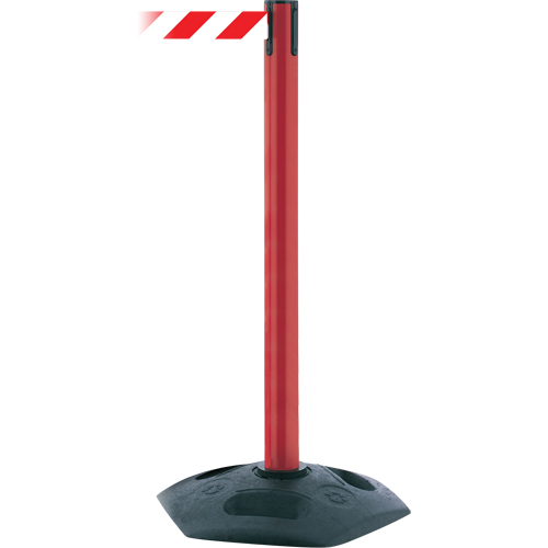 Single Line Heavy Duty Receiver Post, 38" High, Black Toolneeds Inc.