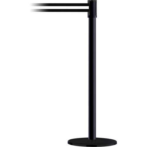 Poteau receveur robuste &agrave; ligne double, Hauteur de 38", Jaune Toolneeds Inc.