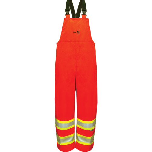 Hi-Vis FR/PU Safety Rain Bib Pants, 4X-Large, Orange Toolneeds Inc.