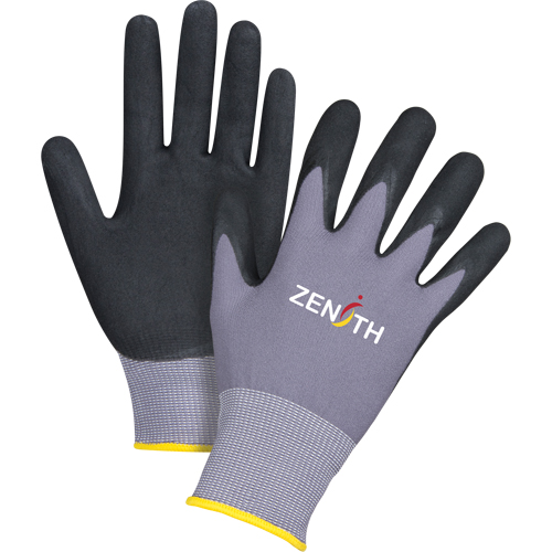 ZX-1 Premium Touchscreen Compatible Gloves, 9/Large, Nitrile/Foam Nitrile Coating, 15 Gauge, Nylon Shell Toolneeds Inc.