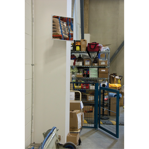 Flat Mirror, 12" H x 12" W, Framed Toolneeds Inc.