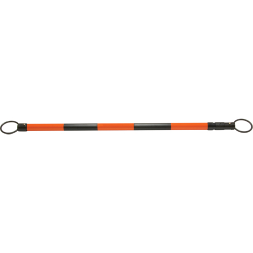 Retractable Cone Bar, 7' 5" Extended Length, Black/Orange Toolneeds Inc.