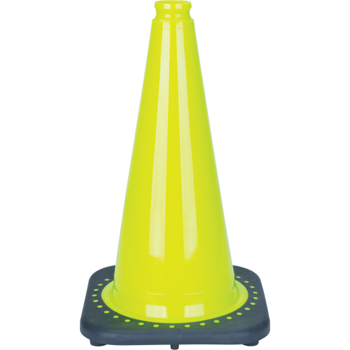 Premium Traffic Cone, 18", Lime Green Toolneeds Inc.