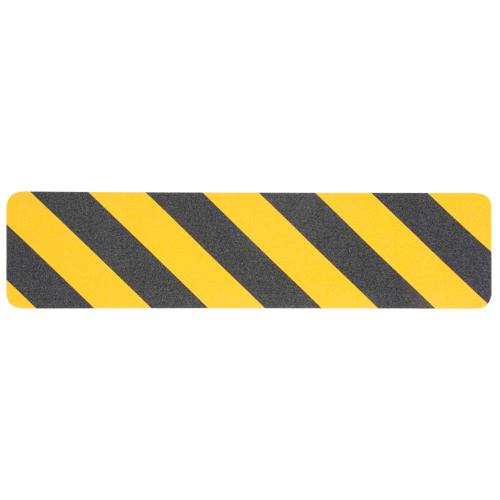 Premium Anti-Skid Tape, 6" x 24", Black & Yellow Toolneeds Inc.