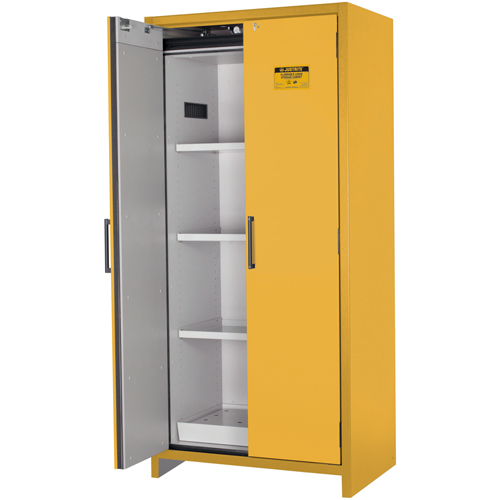 Armoire d'entreposage 90 minutes s&eacute;curitaire et conforme &agrave; la norme EN, 30 gal., 2 Porte(s), 35,16" La x 76,89" h x 24,21" p Toolneeds Inc.