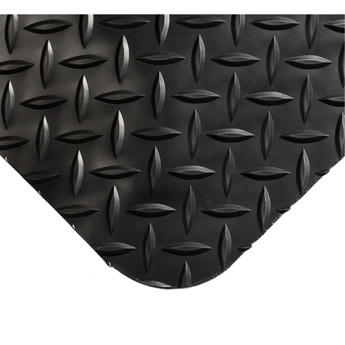 Tapis Smart No 497, Losange, 4' x 10' x 1", Noir, PVC/Ur&eacute;thane Toolneeds Inc.