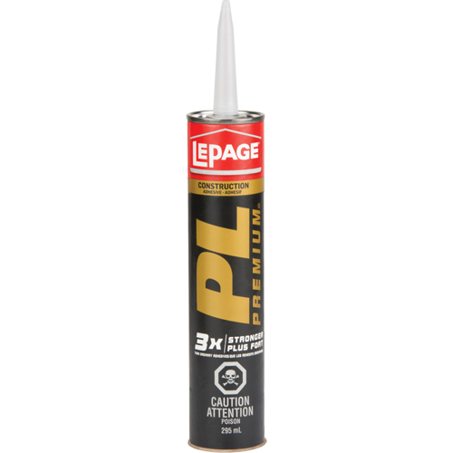Adh&eacute;sif de construction PL Premium, 295 ml, Cartouche Toolneeds Inc.