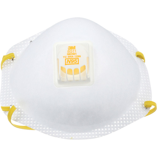 Respirateur contre les particules 8511, N95, Certifi&eacute; NIOSH Toolneeds Inc.