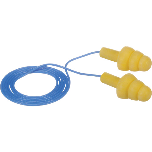 E-A-R Ultrafit Premolded Earplugs, Corded, Bulk - Polybag, 25 dB NRR, One-Size Toolneeds Inc.