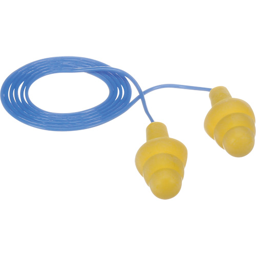 E-A-R Ultrafit Premolded Earplugs, Corded, Bulk - Polybag, 25 dB NRR, One-Size Toolneeds Inc.