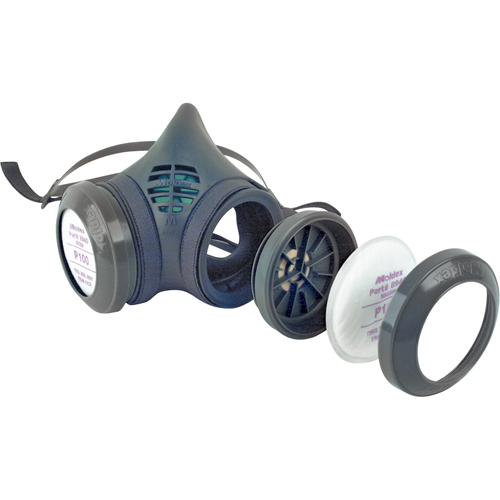 Respirateur &agrave; demi-masque assembl&eacute; de la s&eacute;rie 8000, &eacute;lastom&egrave;re/Thermoplastique, Moyen Toolneeds Inc.