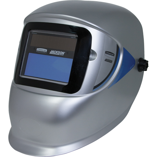 WH40 Variable ADF Welding Helmet, 3.77" L x 1.65" W View Area, 9 - 13 Shade Range, Silver Toolneeds Inc.