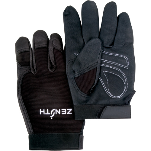 ZM300 Mechanic's Gloves, Grain Leather Palm, Size X-Large Toolneeds Inc.