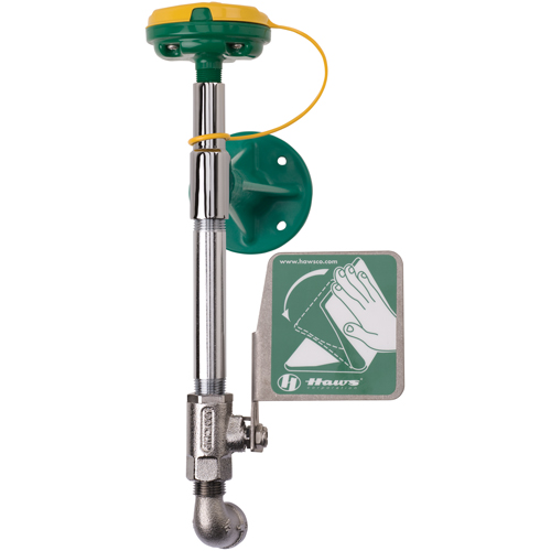 Poste de douche oculaire/faciale Axion, Installation Montage mural Toolneeds Inc.