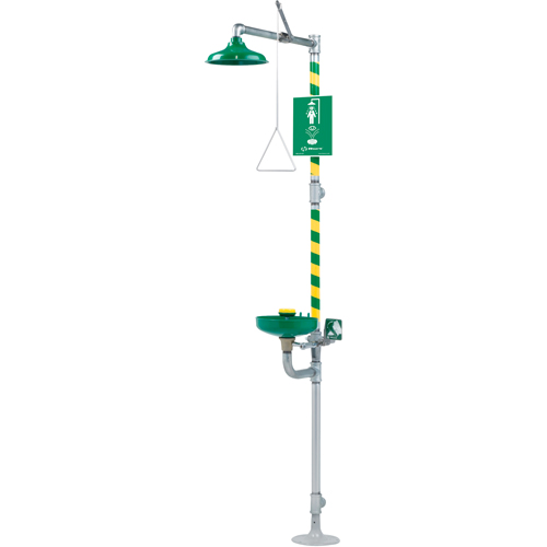 Combination Emergency Shower and Eye/Face Wash Stations, Pedestal Toolneeds Inc.