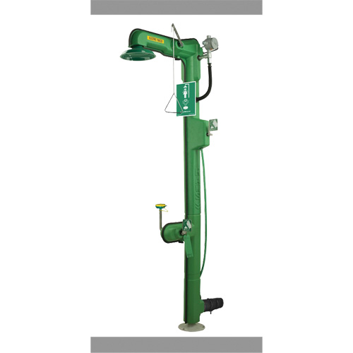 Heat-Traced Combination Emergency Shower & Eye/Face Wash Station, Wall-Mount Toolneeds Inc.