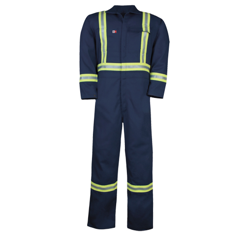 Westex UltraSoft&reg; Unlined Coveralls, Size 34/36, Navy Blue, 12.4 cal/cm2 Toolneeds Inc.