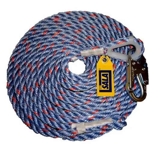 DBI-SALA&reg; Rope Lifeline with Snap Hook, Polyester/Polypropylene Toolneeds Inc.