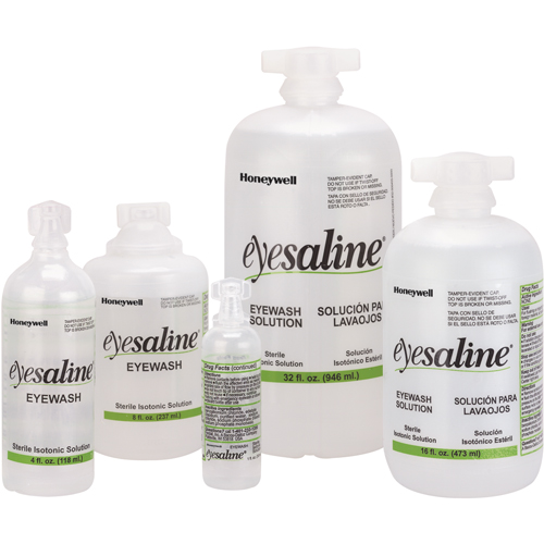 Saline Eyewash Bottles, Full Bottle, 8 oz. Toolneeds Inc.